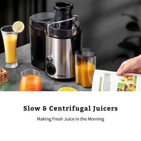 Juicer AIHEAL Juicer Machines Vegetable and Fruit Easy to Clean, Centr –  Aiheal